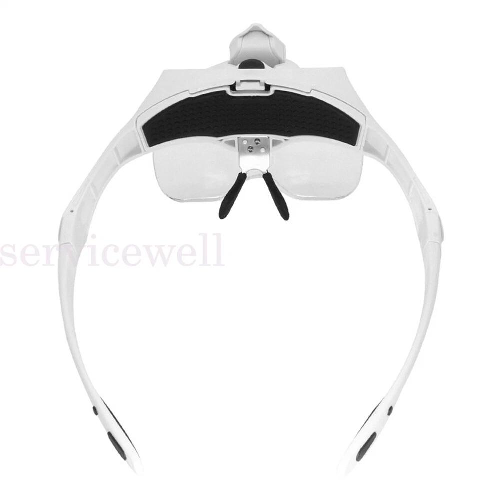Magnifying Glasses with LED Light for Reading Head Magnifier Makeup Jewellers - Image 4