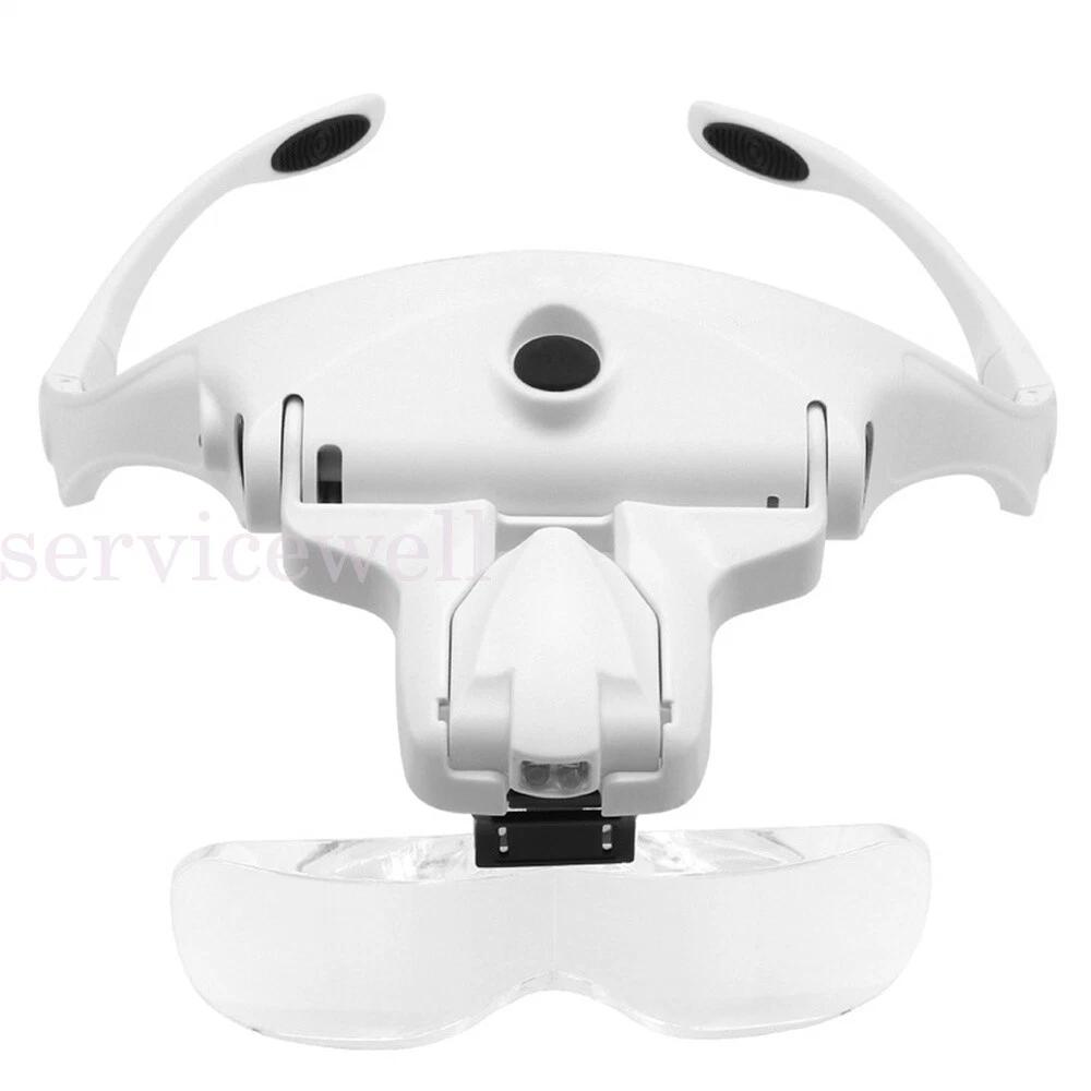 Magnifying Glasses with LED Light for Reading Head Magnifier Makeup Jewellers - Image 5