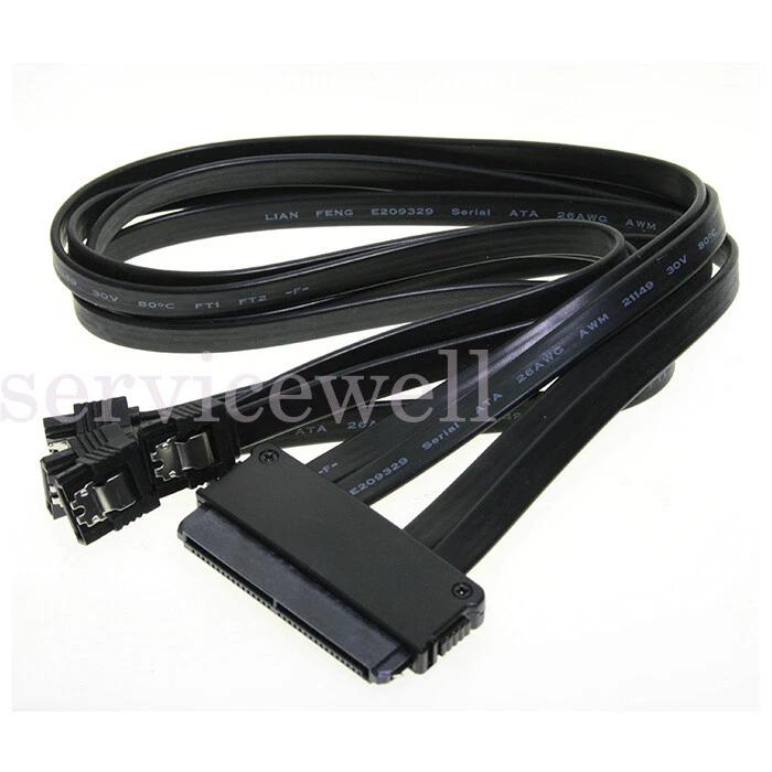 Maleto Female 7+15 Pin Serial SATA Data power combo extension Cable M/F22Pin 22P