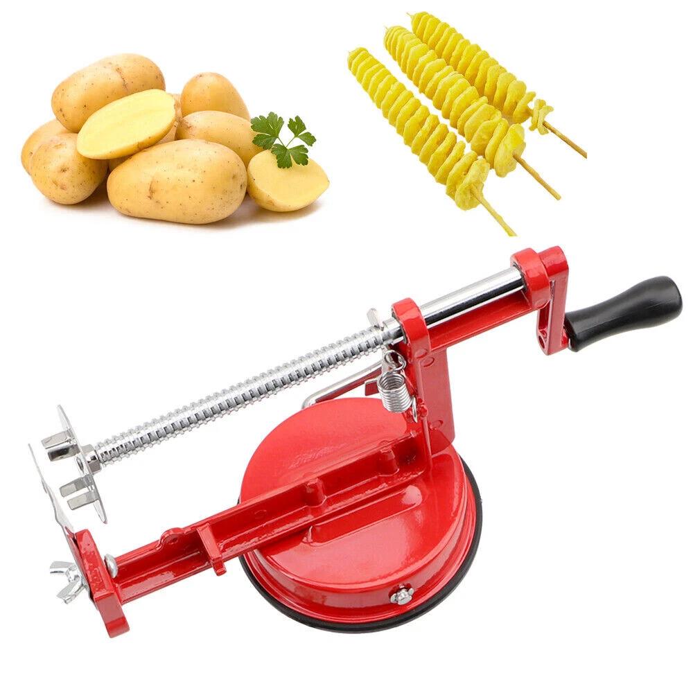 Manual Potato Twister Tornado Slicer Curly Fries Cutter Machine Carrot Spiral - Image 4