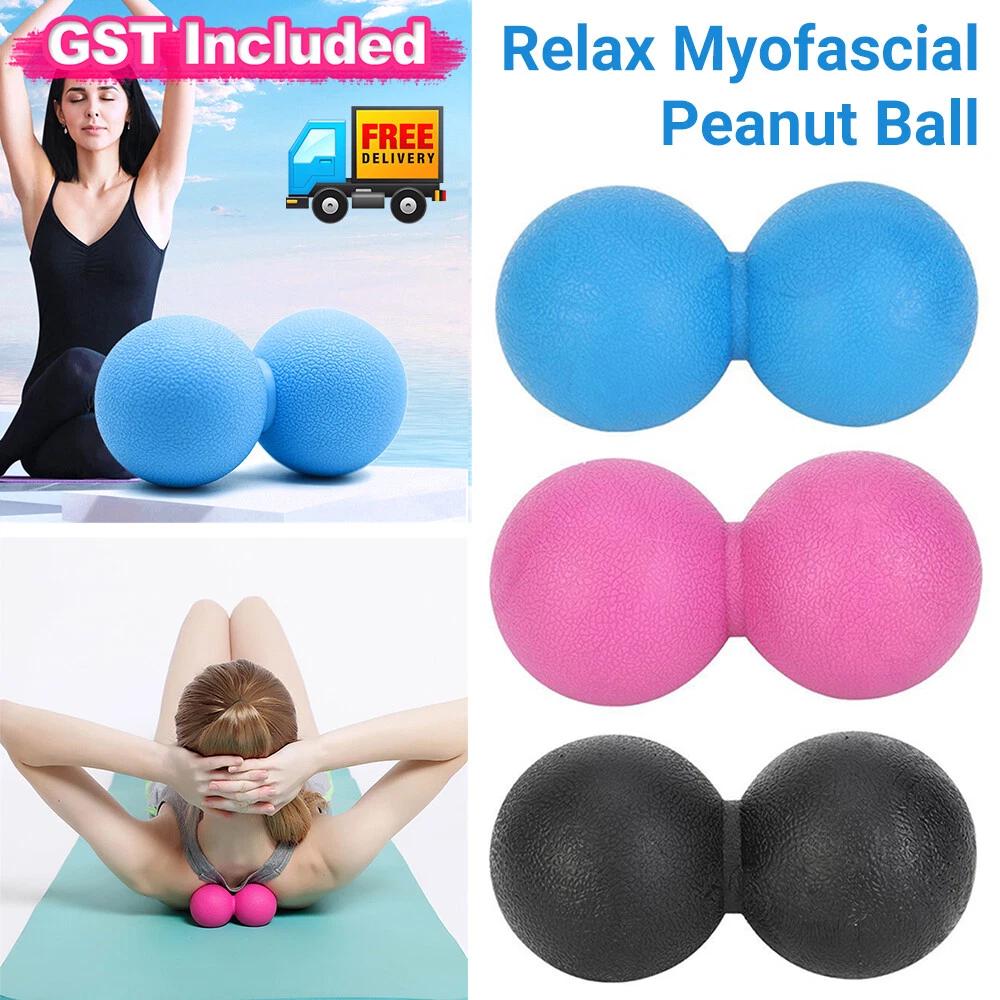 Massage Ball Solid Mobility Relax Myofascial Trigger Point Peanut Lacrosse Ball