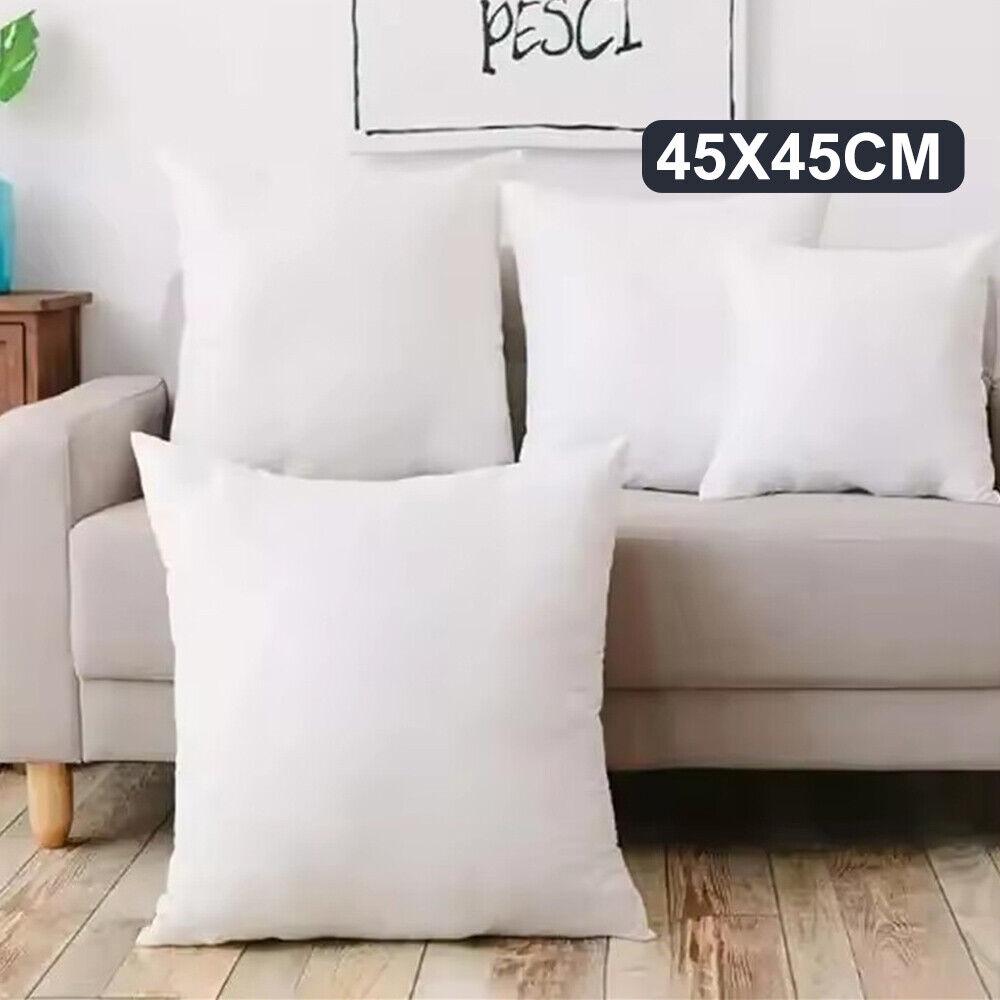 Memory Resistant Cushion Pillow Inserts Polyester Filling 45cm x 45cm