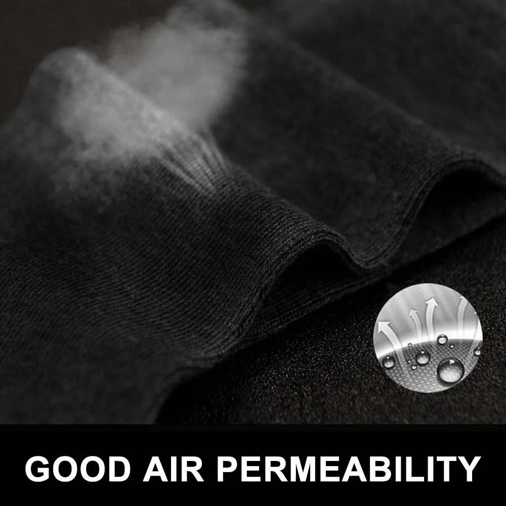 Men Bamboo Socks Heavy Duty Work Socks Winter Work Boot Black Thick size 6-10 - Image 6