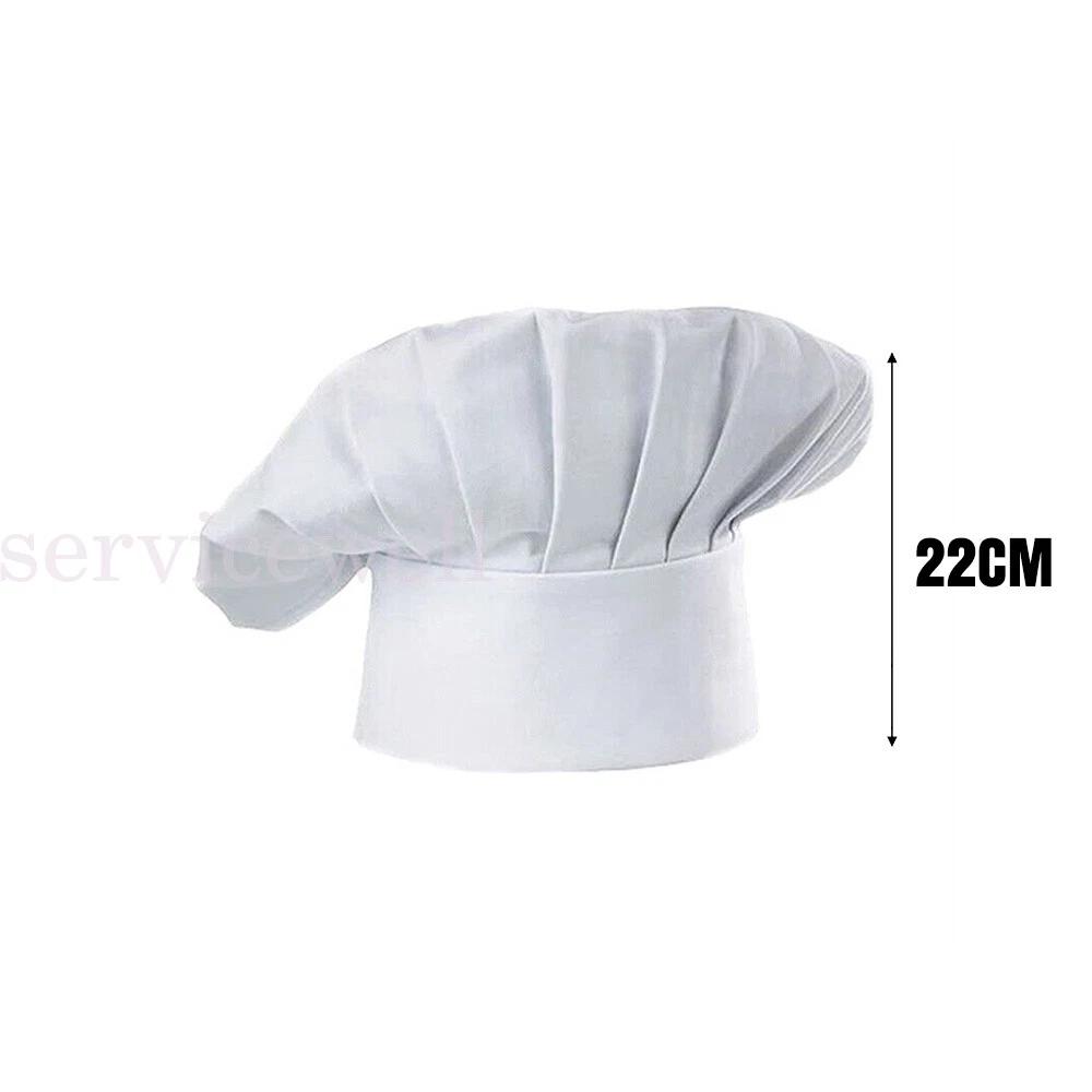Men&Women Chef Hat Adjustable Elastic Baker Restaurant Kitchen Cooking Chef Caps - Image 4