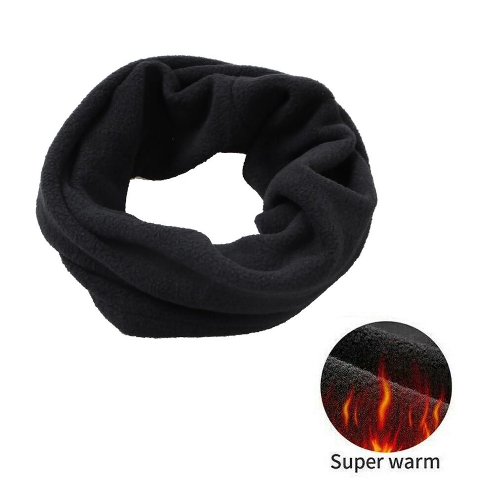 Men Women's Winter Fleece Snood Scarf Neck Warmer Thermal Ski Beanie Hat Cap AU - Image 7
