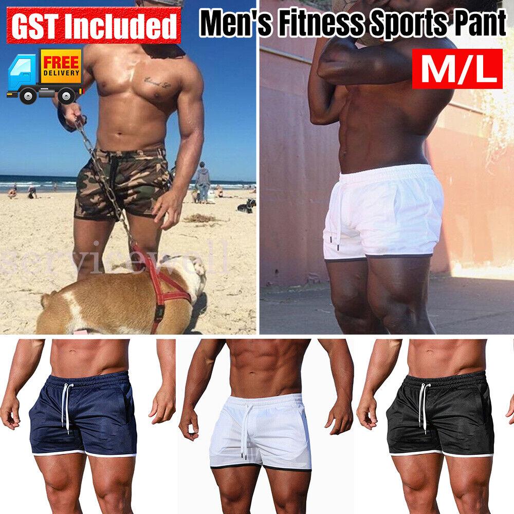 Men's Fitness Sports Shorts Football Gym Workout Training Running Jogging Pants