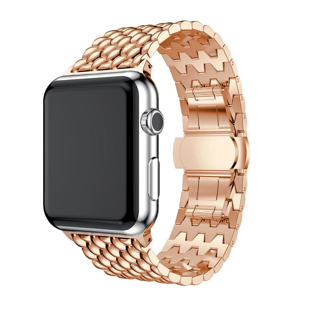 Metal Strap Band For Apple Watch Series Series 9 8 7 6 5 3 SE 2 Stainless Steel - Image 7