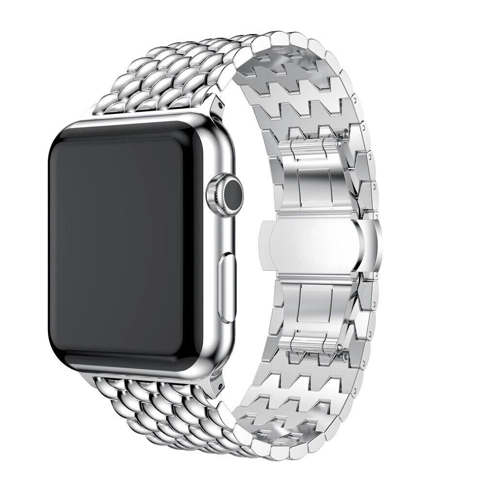 Metal Strap Band For Apple Watch Series Series 9 8 7 6 5 3 SE 2 Stainless Steel - Image 5