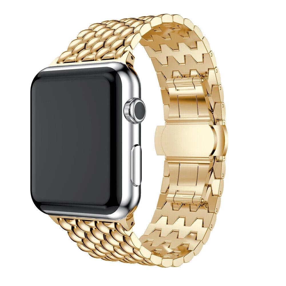 Metal Strap Band For Apple Watch Series Series 9 8 7 6 5 3 SE 2 Stainless Steel - Image 6