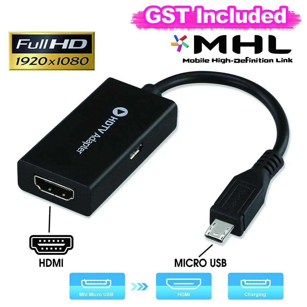 Micro USB to HDMI Adapter Convertor Connector for Android Phone Tablet TV MHL