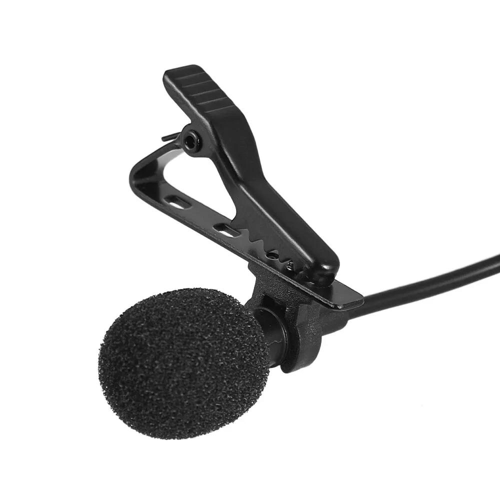Mini Lavalier Mic Microphone Clip-on Lapel 3.5mm/USB C Mobile Phone PC Recording - Image 4