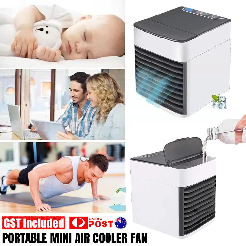 Mini Portable USB Arctic Air Conditioner Air Cooler LED Personal Desk CoolingFan