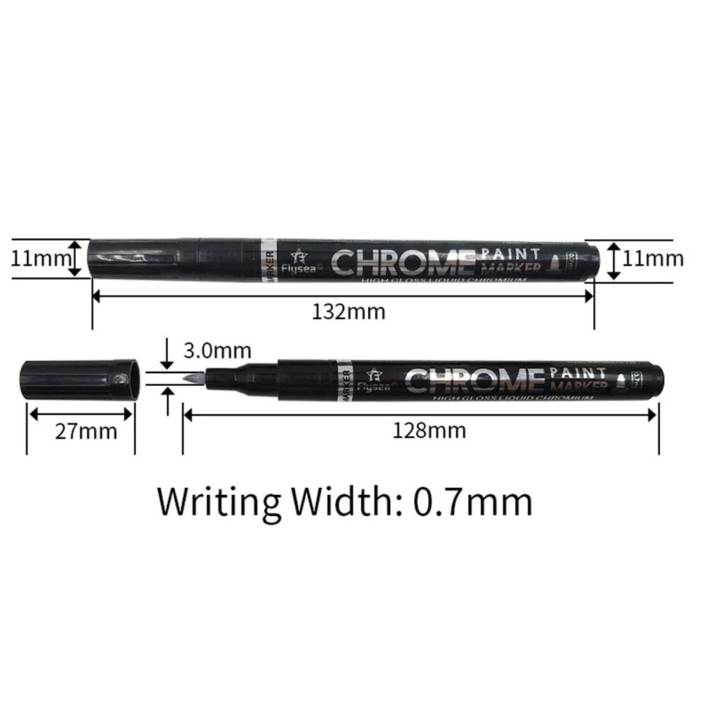 Mirror Effect Scratch-proof Permanent Art Liquid Chrome Pen Paint Marker