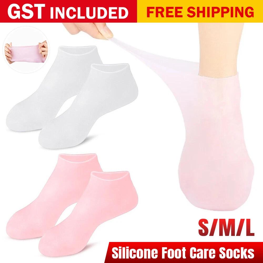 Moisturizing Gel Spa Silicone Foot Care Socks Anti Cracking Protect Socks AU