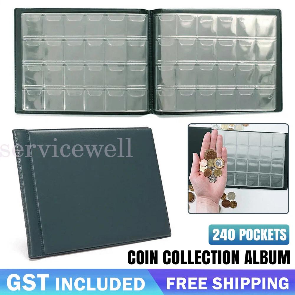 Money Coin Album Book Collecting Bag Gift Collection Penny Latest High Quality