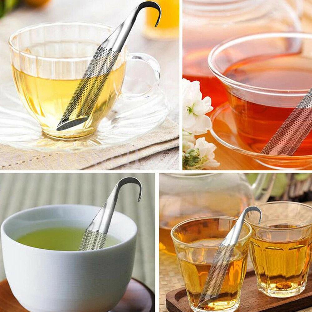 Mug Filter Herbal Leaf Strainer Stainless Steel Tea Infuser Loose Mesh Diffuser - Image 4