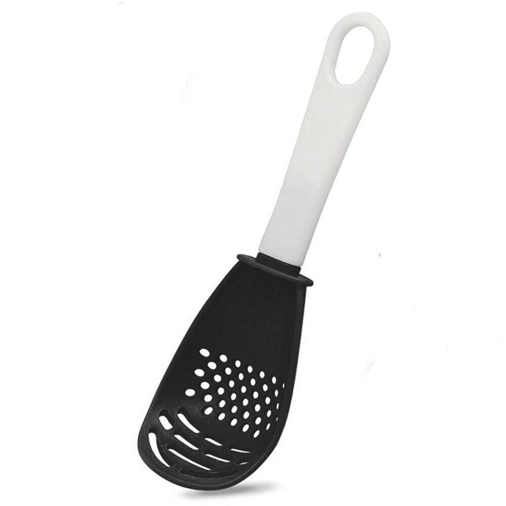 Multifunction Kitchen Cooking Spoon Tool Skimmer Garlic Press Potato Ricer Scoop - Image 7