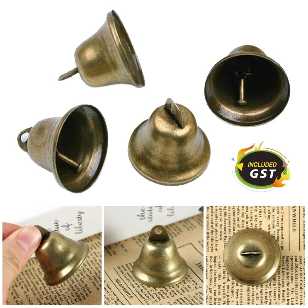 38mm Vintage Bronze Jingle Bells for Dog Potty Training,Making Wind Chimes