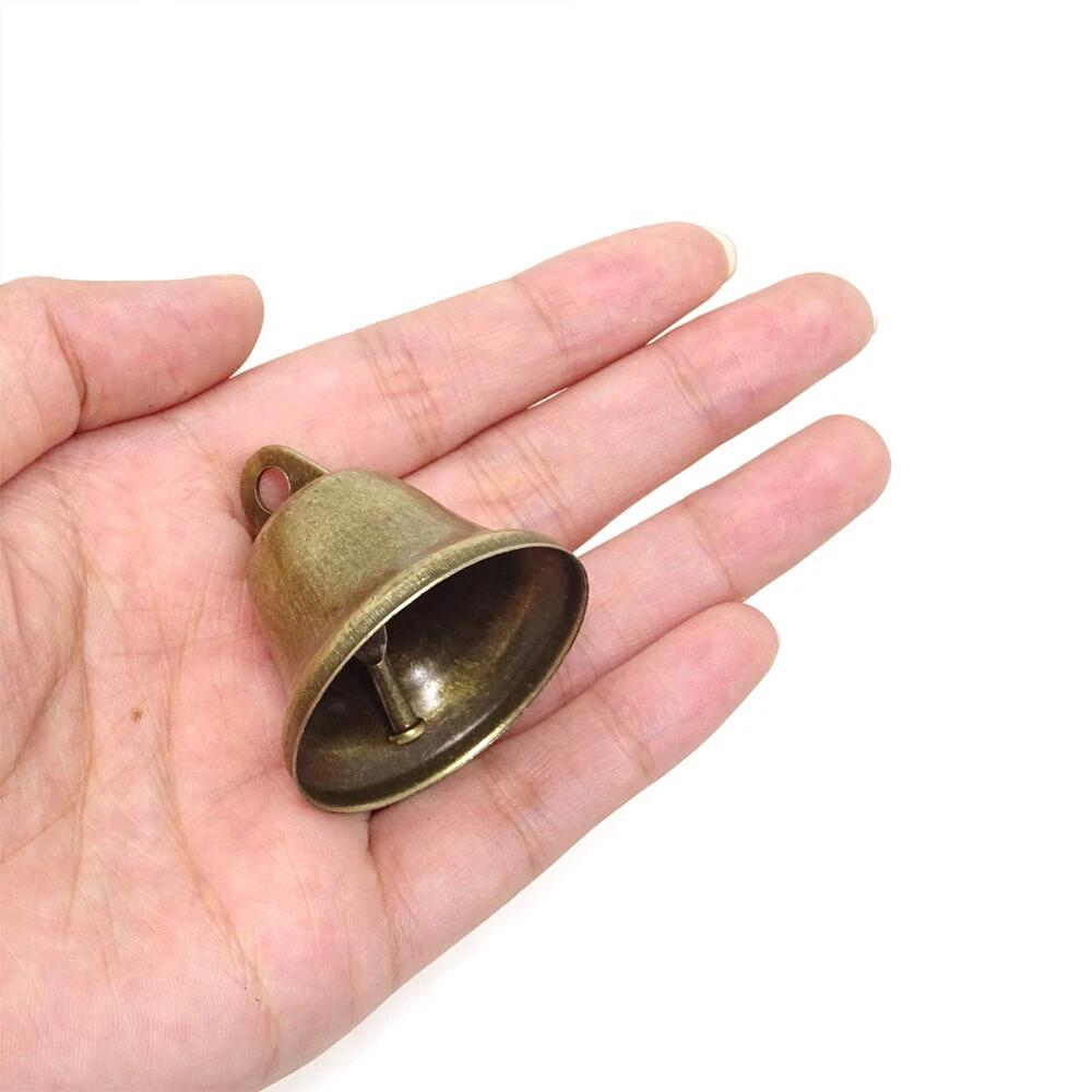 38mm Vintage Bronze Jingle Bells for Dog Potty Training,Making Wind Chimes - Image 3