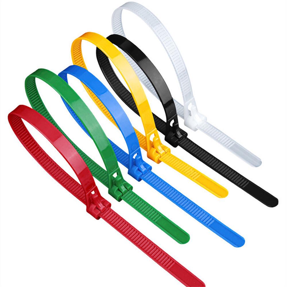 8MM Cable Ties Zip Nylon Plastic Releasable Reusable Wraps Ratchet Wire AU - Image 6