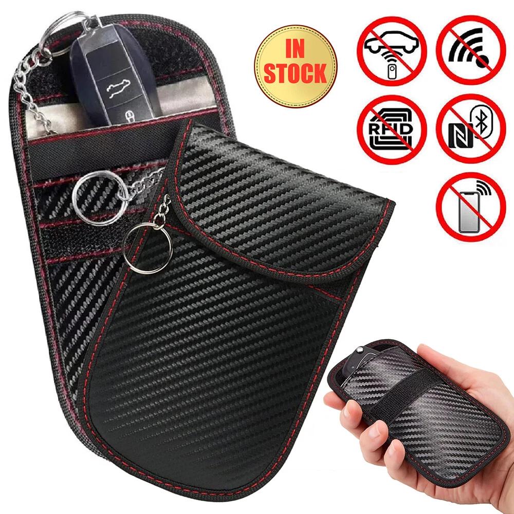 Car Key Signal Blocker Case Cage Pouch Keyless Blocking Bag A+