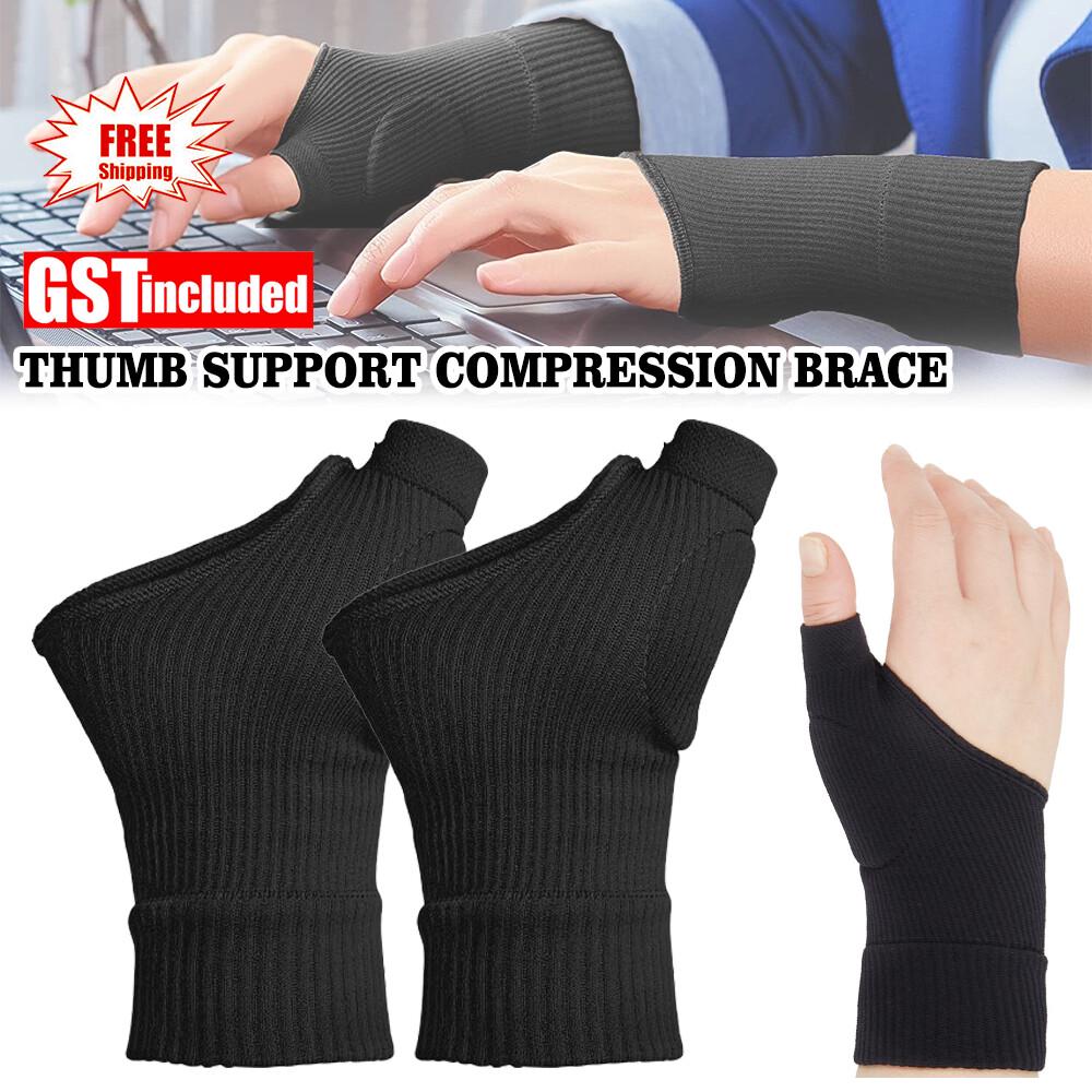 Gel Thumb Support Compression Brace Arthritis Sleeve Joint Pain Gloves