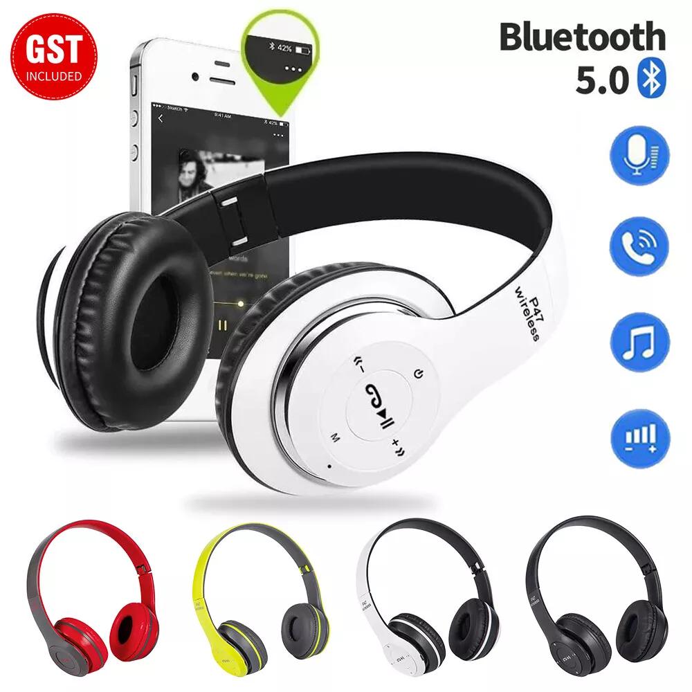 Noise Cancelling Wireless Headphones Headset with Microphone Bluetooth earphones