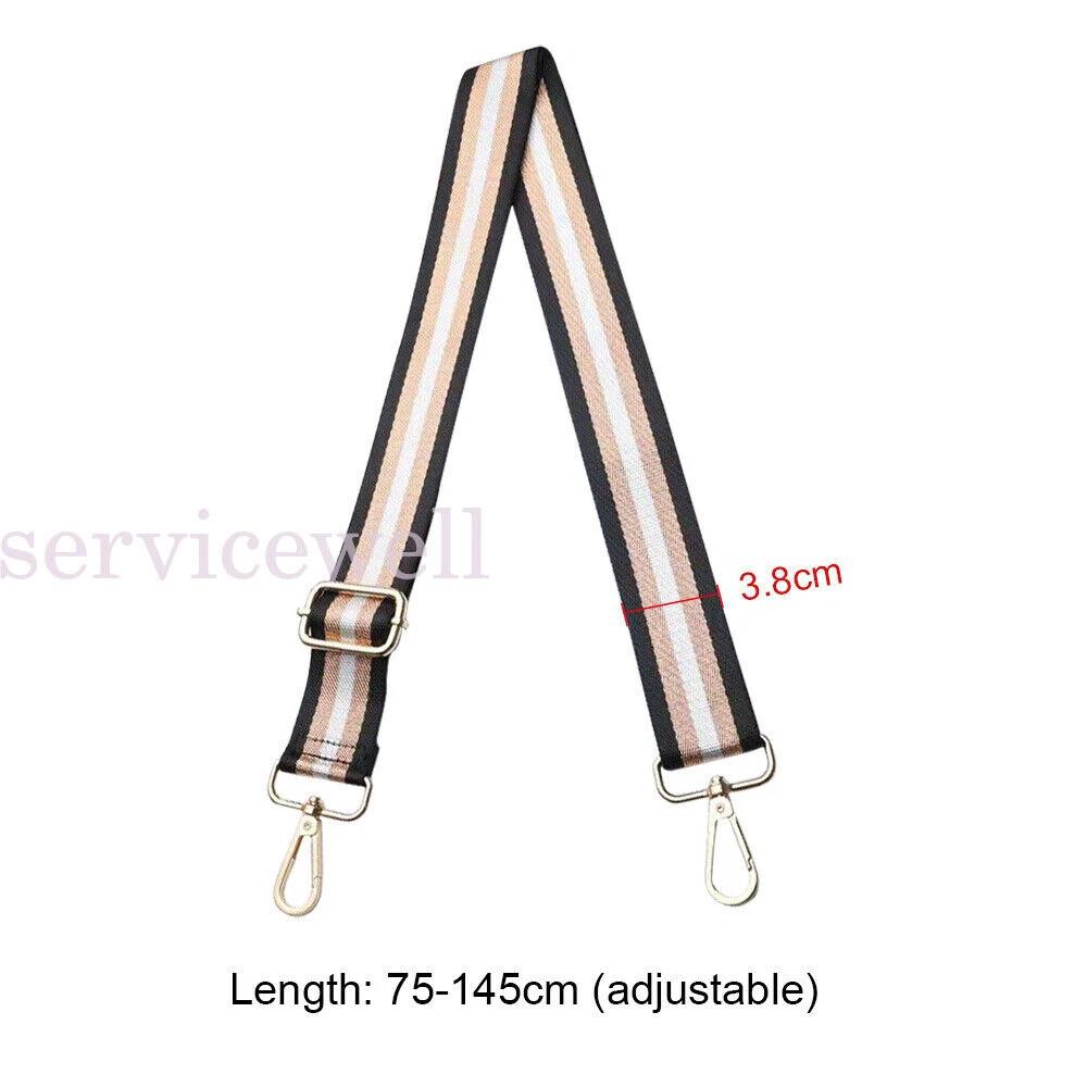 Nylon Strap Wide Crossbody Bag Handbag Belt Shoulder Bag Adjustable Replacement - Image 7