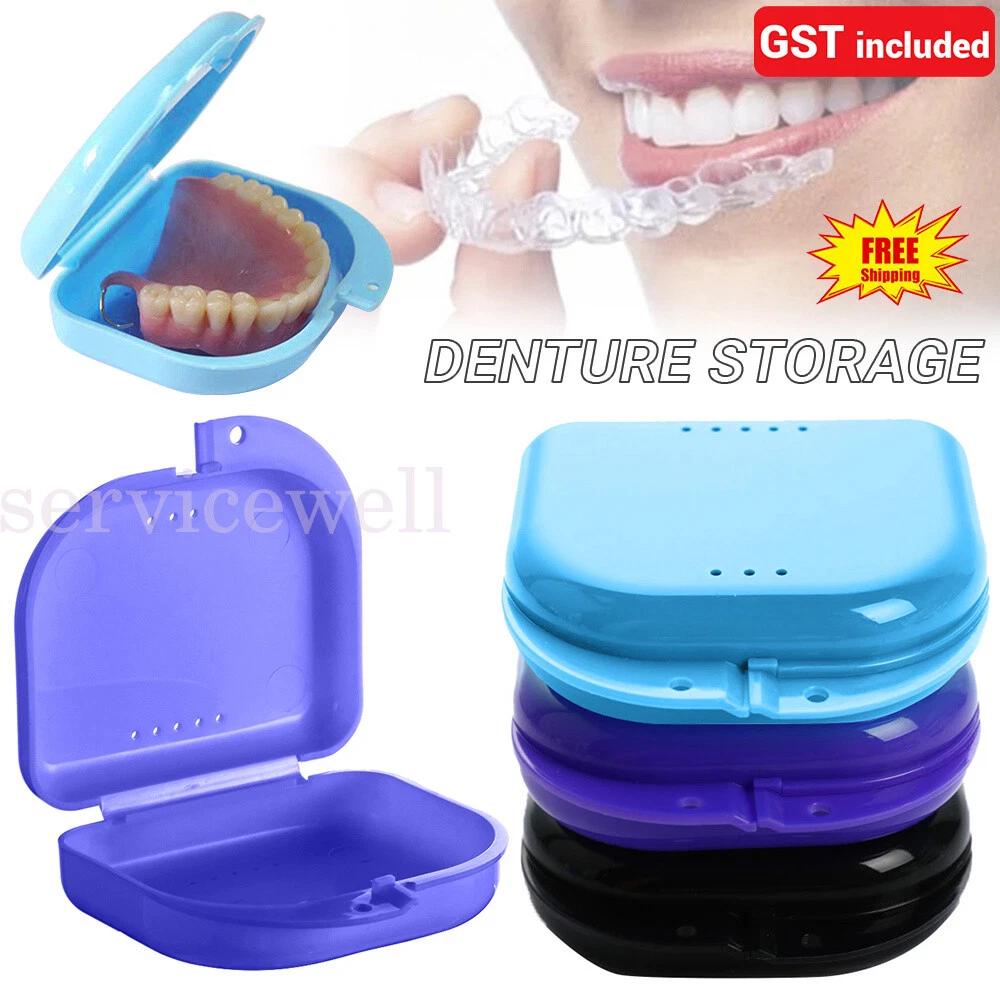 Orthodontic Retainer Box Sport Mouth Case Dental Denture Teeth Guard Storage