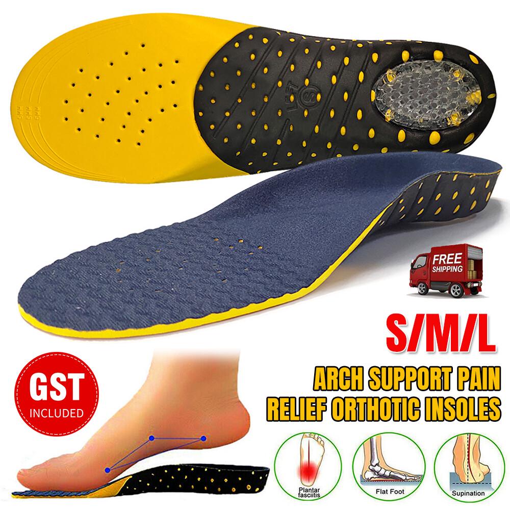 Orthotic Insoles Shoes Arch Support Pain Relief Orthopedic Inner Sole Men Women