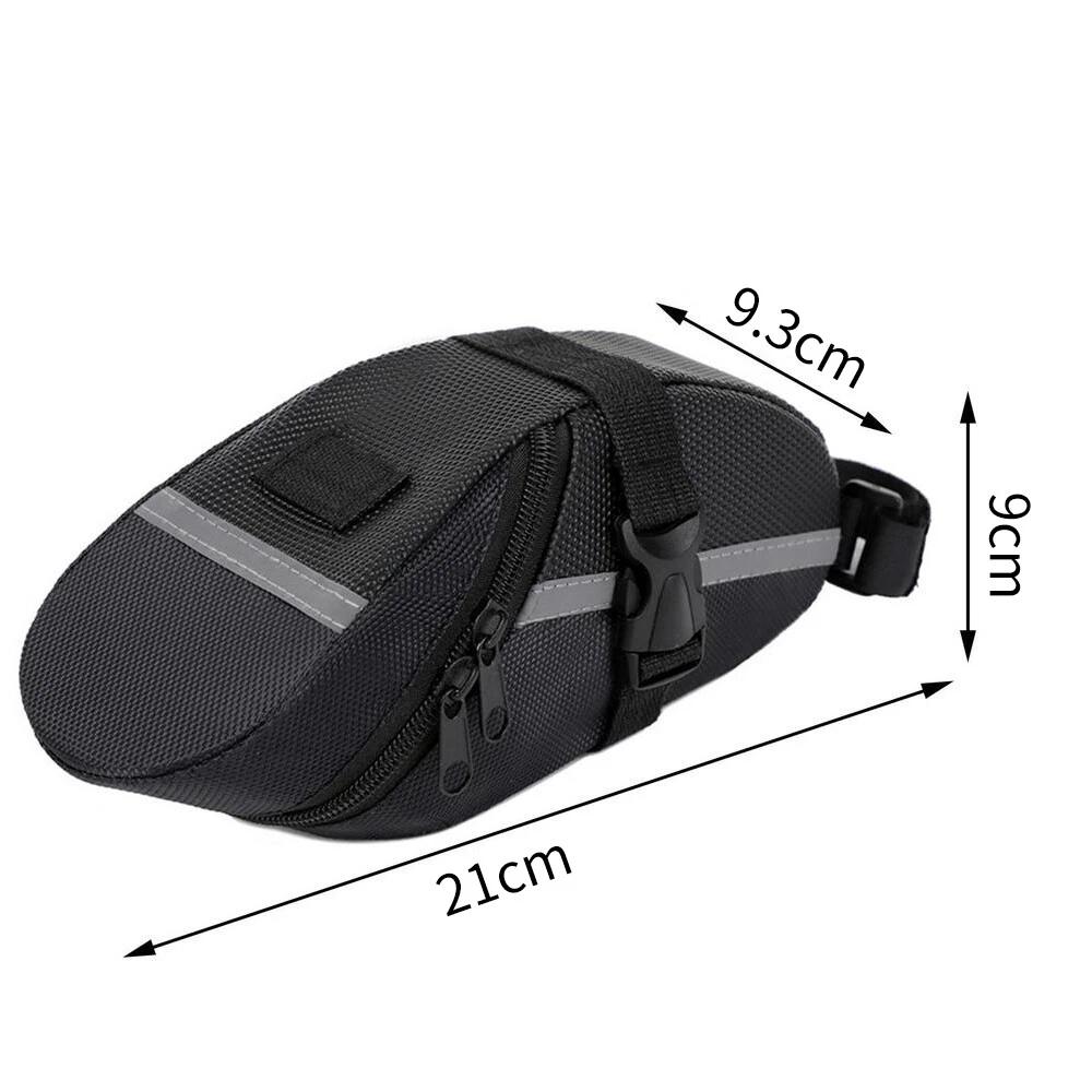 Outdoor Bike Seat Waterproof Bags Bicycle Storage Saddle Bag Cycling Rear Pouch - Image 2