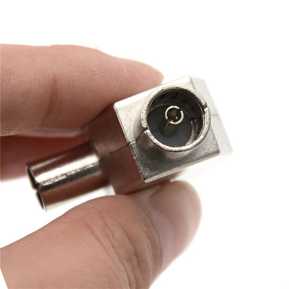 PAL TV Antenna Splitter Double Adaptor 1 Male Plug to Dual Female Sockets AU - Image 5