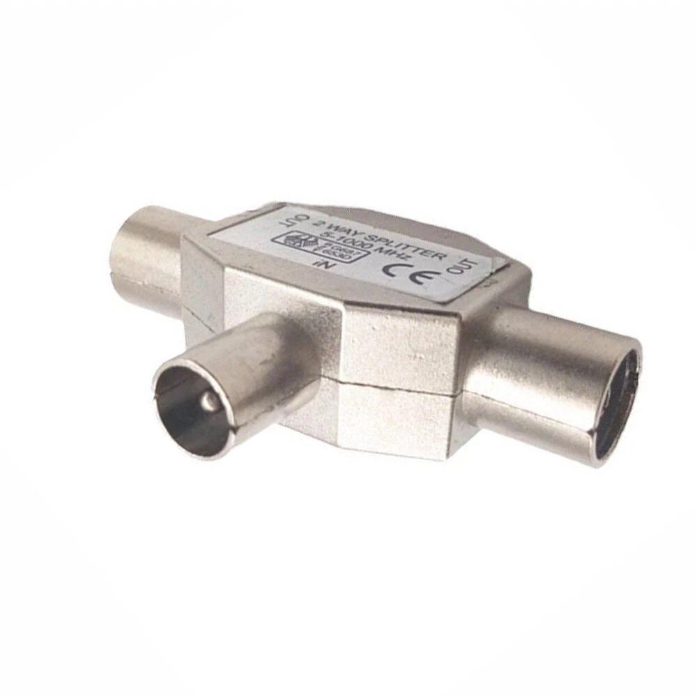 PAL TV Antenna Splitter Double Adaptor 1 Male Plug to Dual Female Sockets AU - Image 7