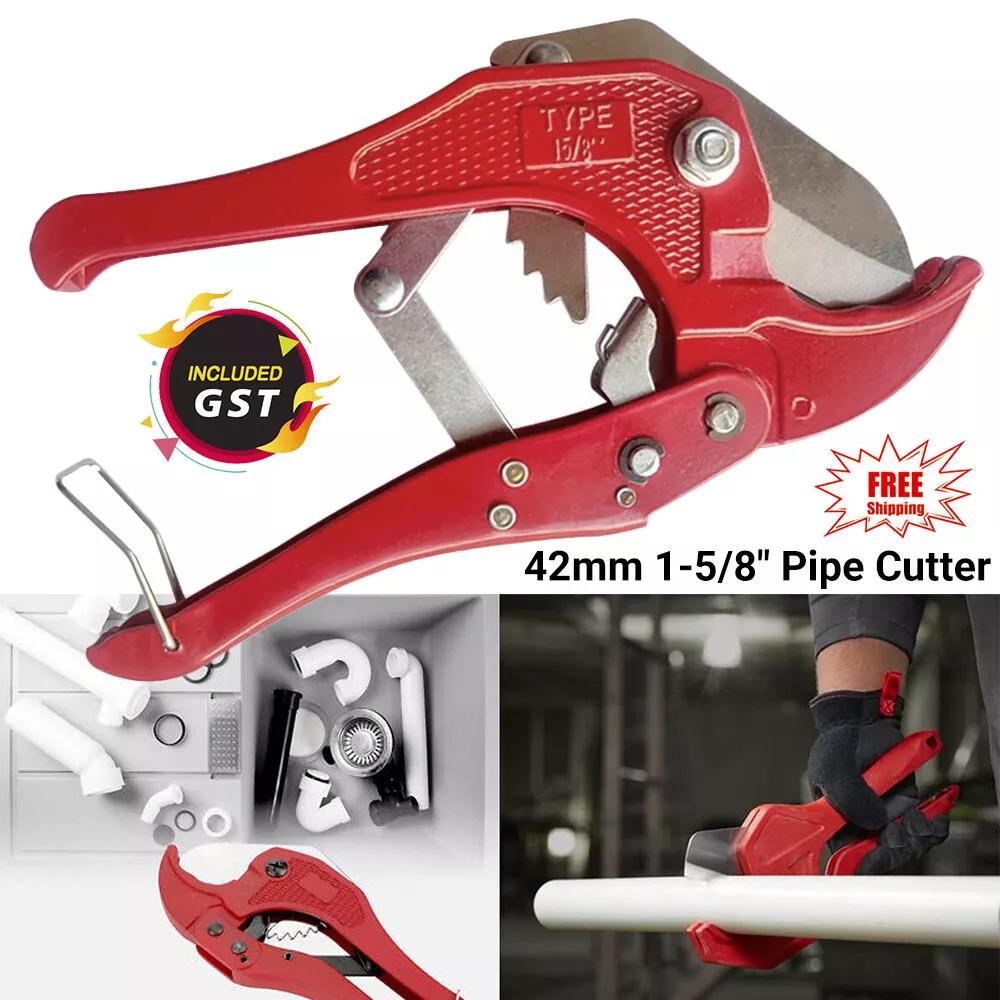 PVC Cutter 42 mm 1 - 5/8  Conduit Poly Plastic Pipe Cutters Plumbing Tube New AU