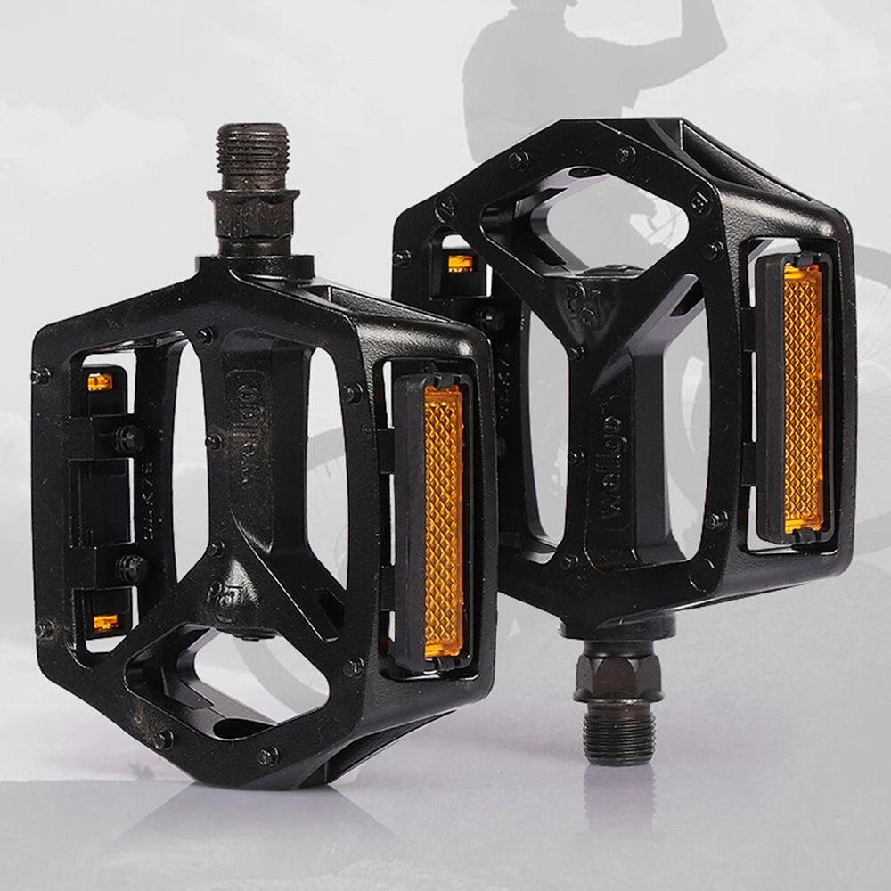 Pair Aluminium Alloy Mountain Bike Road Bicycle Pedals Anti Slip 2 DU Bearing - Image 7