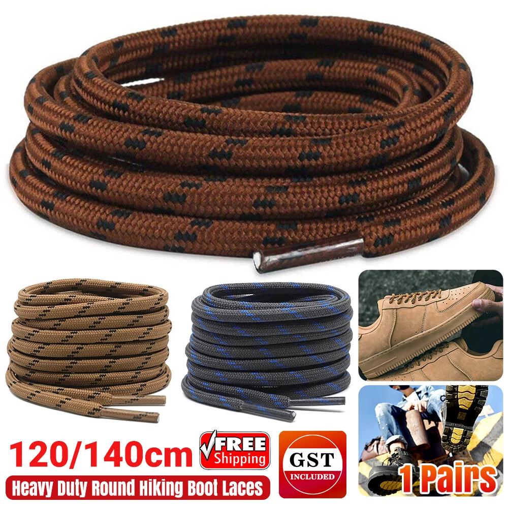 Pairs of Round Shoelaces Sneakers Runners Boots Drawstrings 120/140cm Laces AU