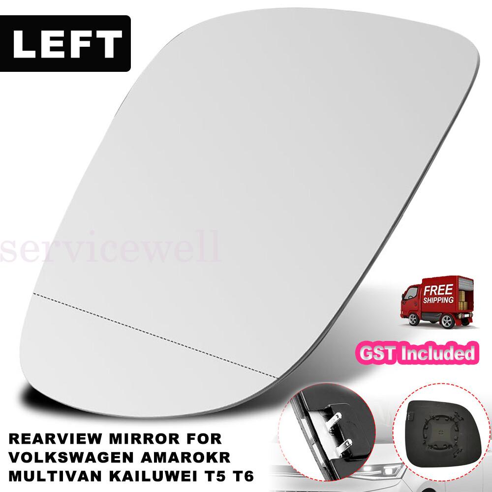 Passenger Left Side Mirror Glass for VW AMAROK 10-2018 Convex Heated Plate Base