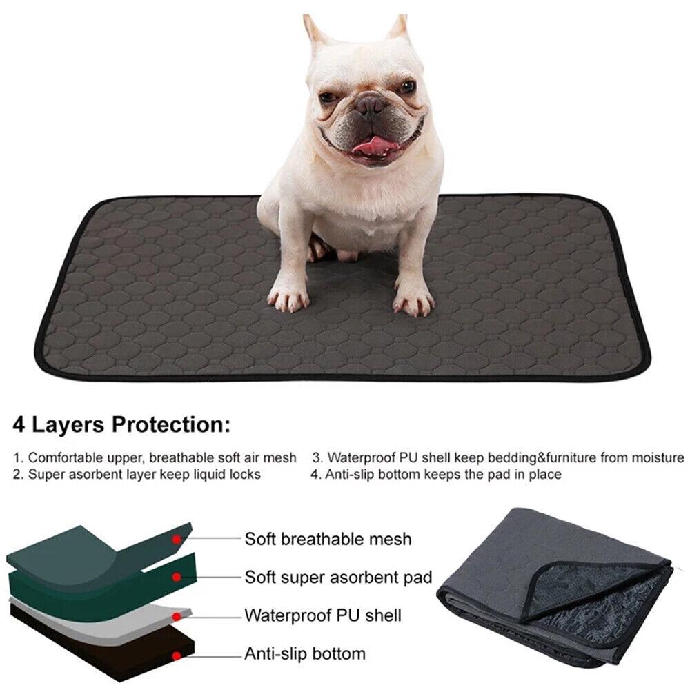 Pet Puppy Dog Training Absorbent Pad Reusable Machine Washable Toilet Pee Mat AU - Image 6