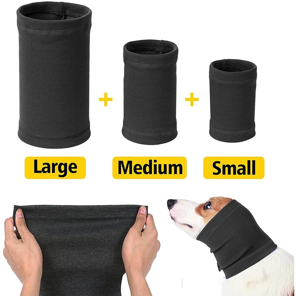 Pet cat dog neck scarf earmuff noise reduction winter cold insulation head - Image 3