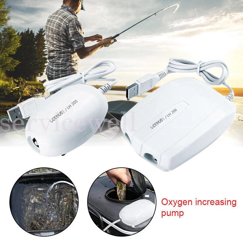 Portable USB Air Pump Aquarium Oxygen Fish Tank Oxygen Air Pump Mini Oxygen Pump