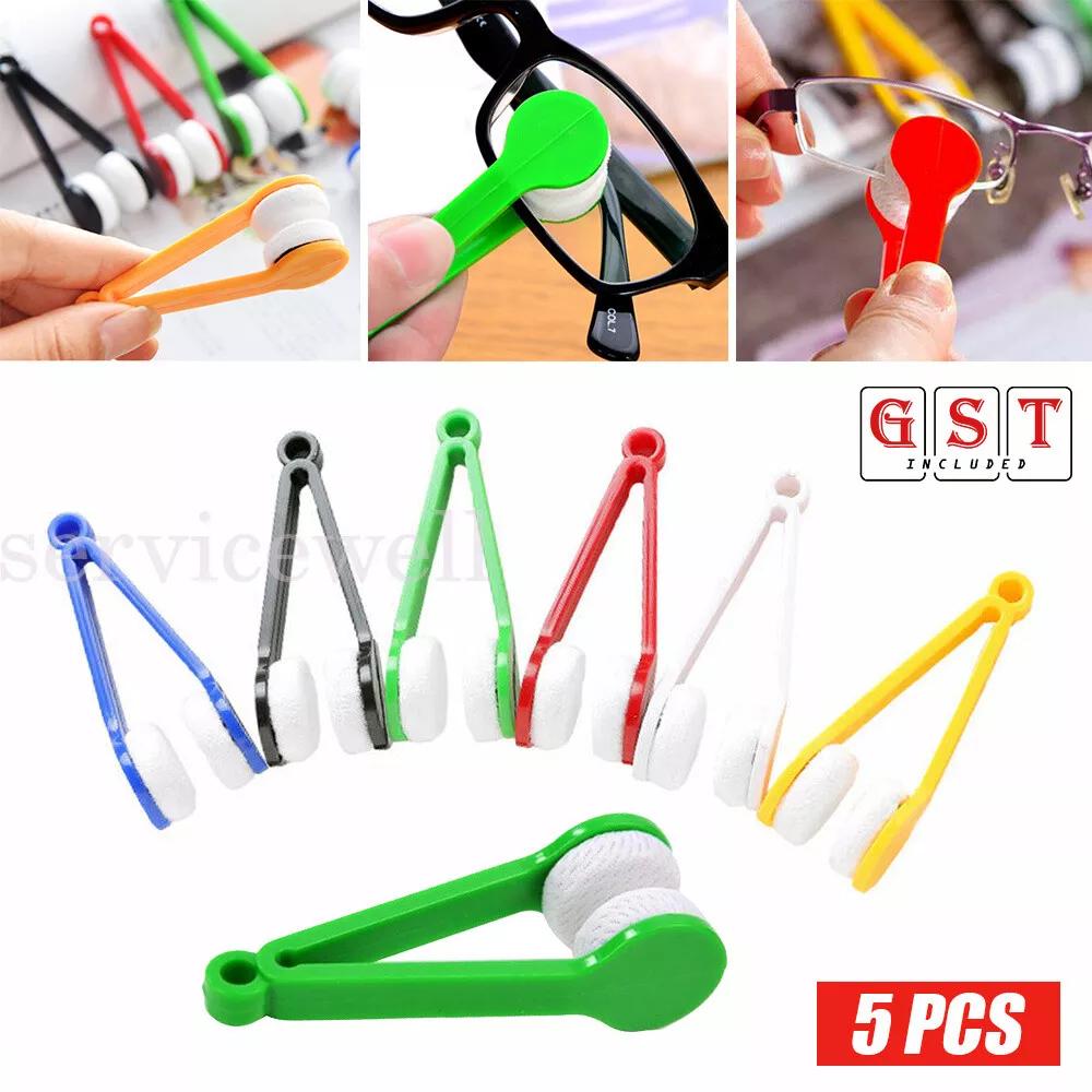 Portable Wipe Soft Cleaning Brush Spectacles Eyeglass Eye Glasses Lens Cleaner
