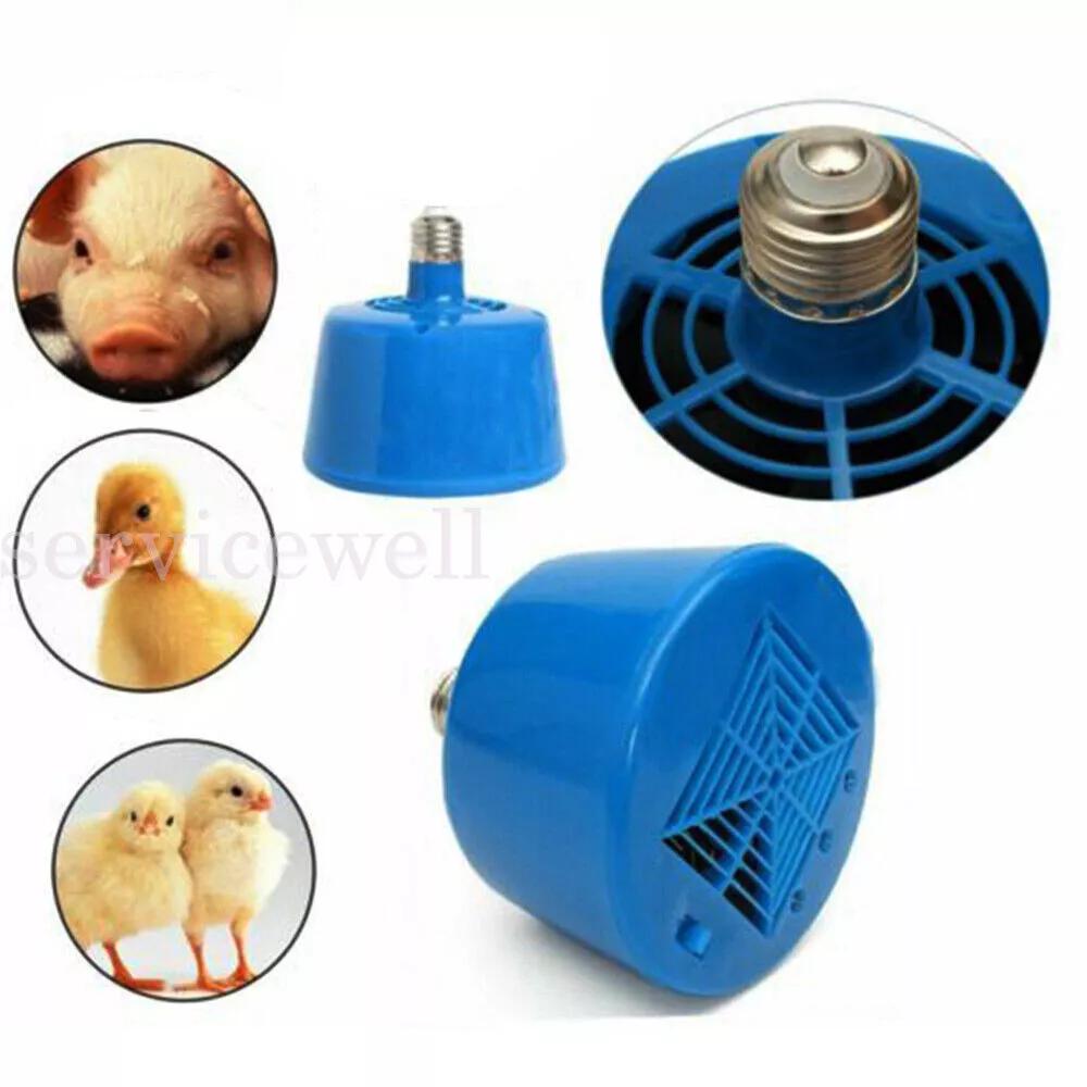 Poultry Heat Lamp Bulb Warming Light For Brooder Piglets Chicken Pet 100-300W - Image 4