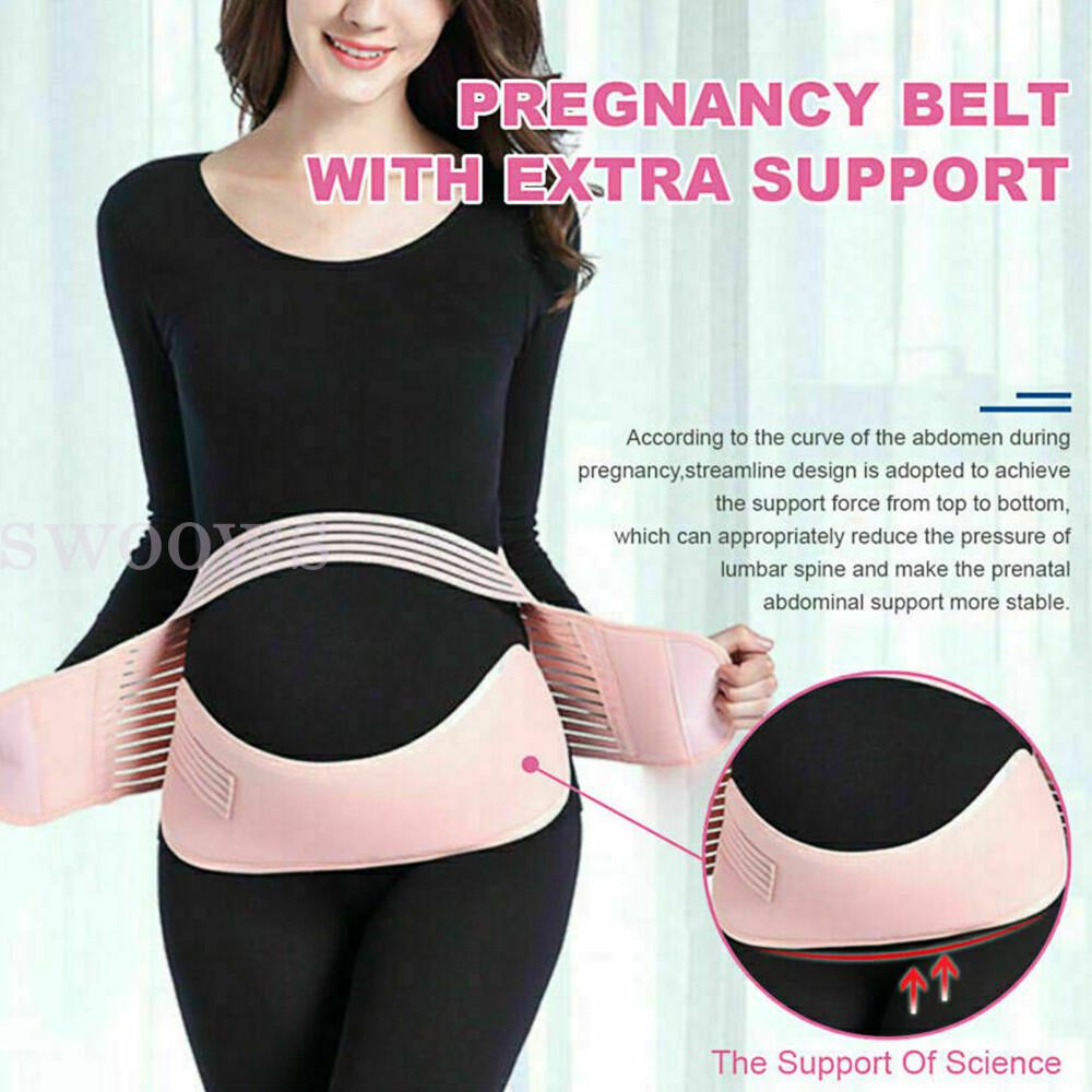 Pregnancy Maternity Support Brace Strap Belt Abdominal Back Support Belly AU - Image 7