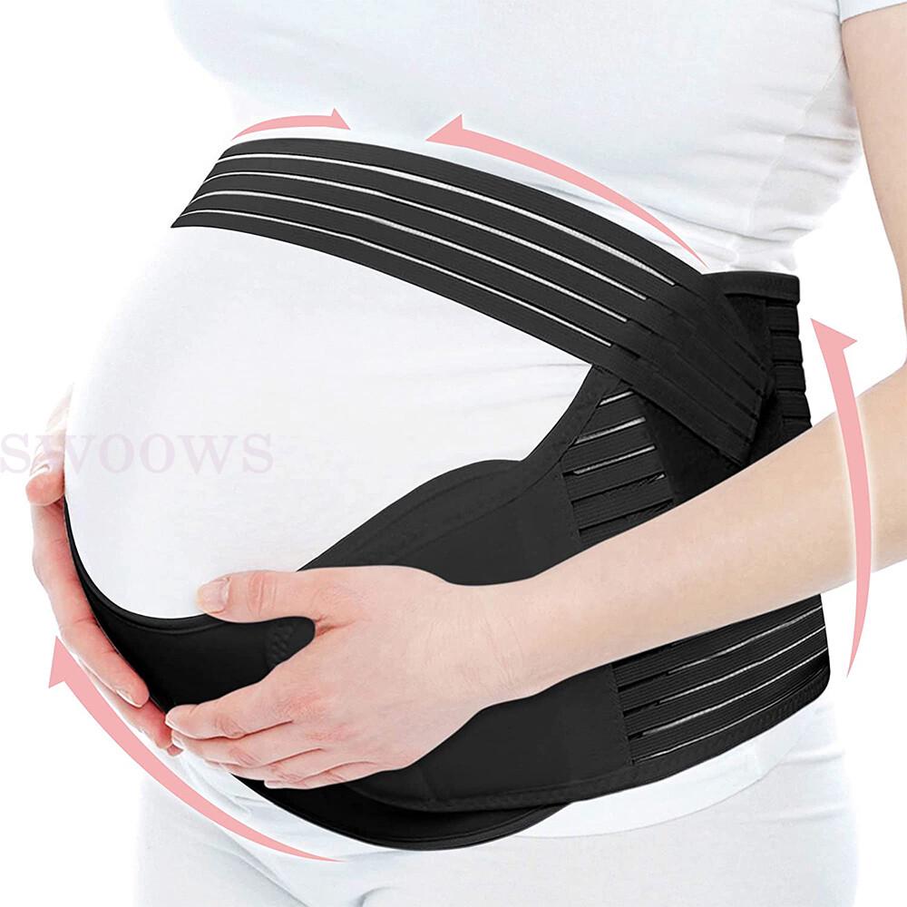 Pregnancy Maternity Support Brace Strap Belt Abdominal Back Support Belly AU - Image 2
