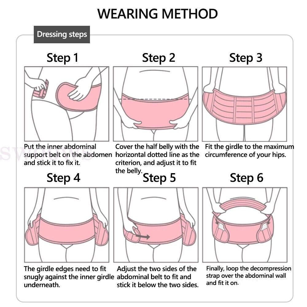 Pregnancy Maternity Support Brace Strap Belt Abdominal Back Support Belly AU - Image 6