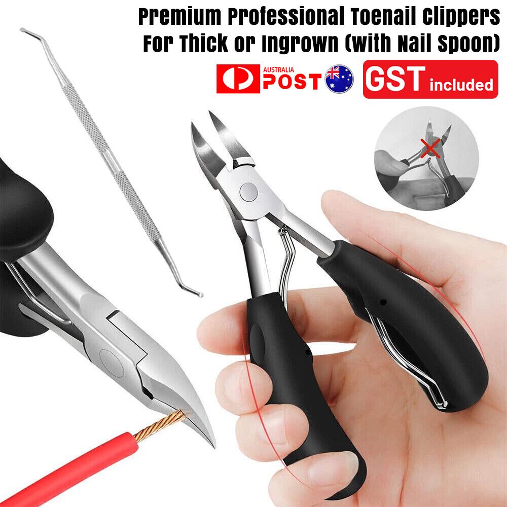 Premium Toenail Clippers Large Heavy Duty Toe Nail Clipper For Thick or Ingrown+