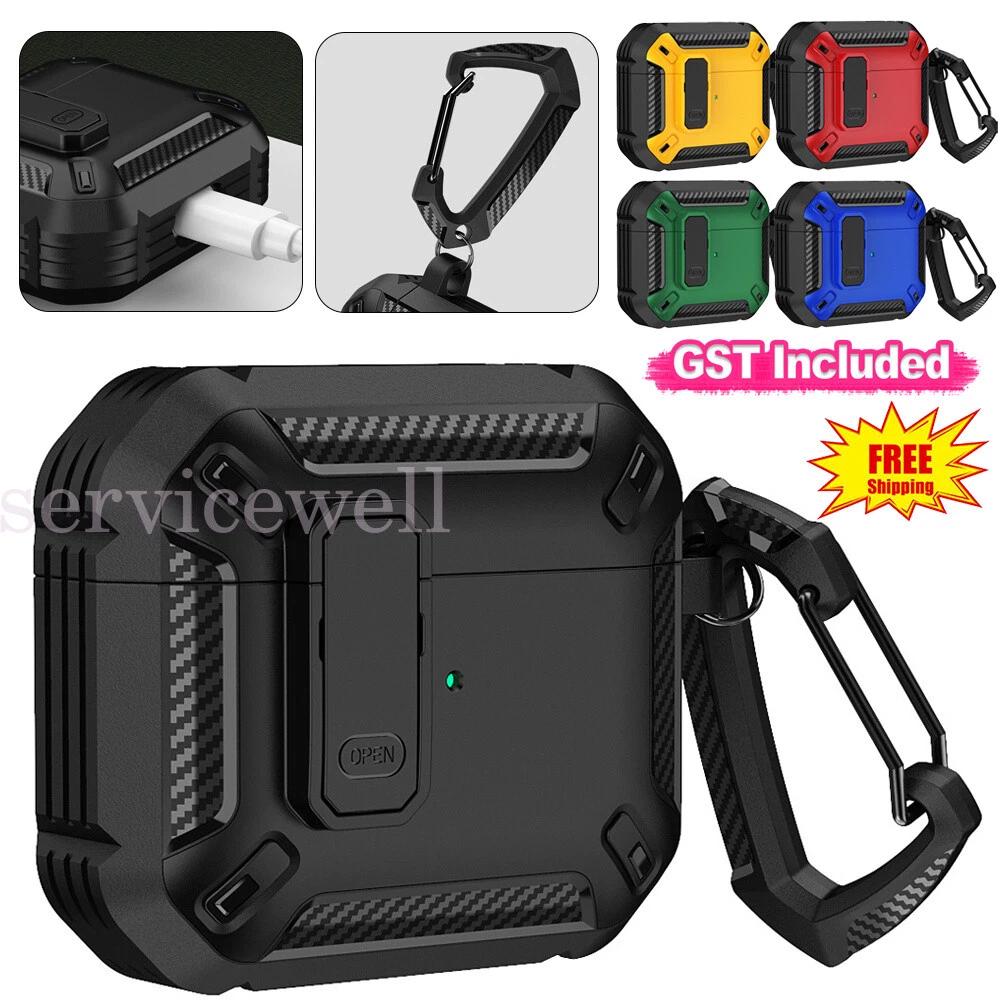 Protective Armor Case for Apple AirPods Pro 2 3 - Switch Lock Earphone Cover