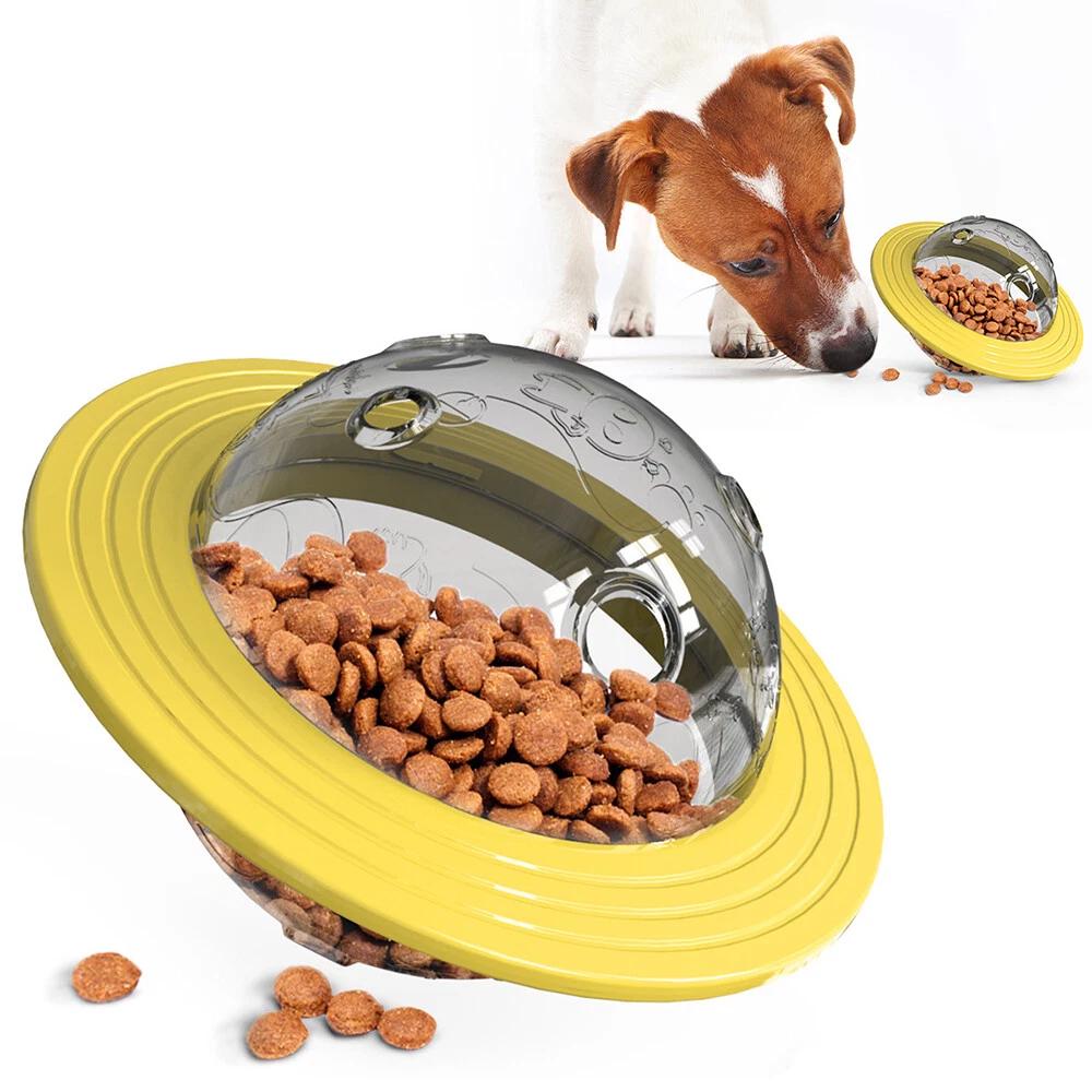 Puppy Toys Dog Toy Food Dispenser Treat Interactive Puzzle Planet Slow Feeder AU - Image 2