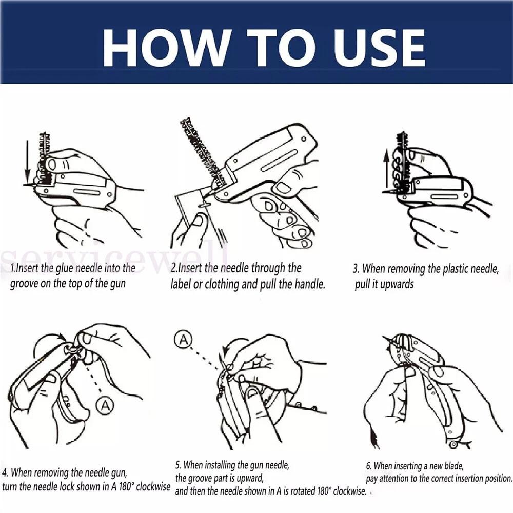 Quick Clothing Fixer Quilt Tacking Gun Micro Tagging Stitch Gun Tool For Clothes - Image 3