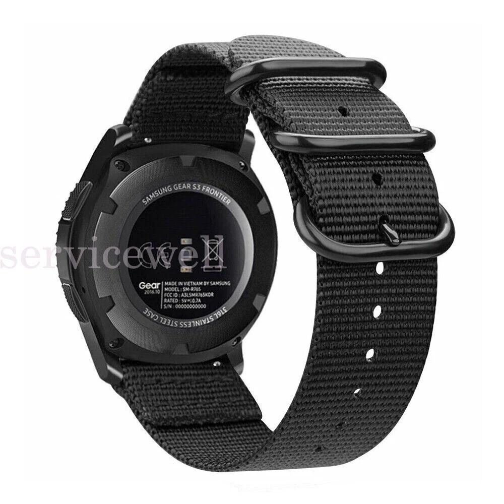 Quick Release 18mm 20mm 22mm Watch Band Strap Military Woven Nylon Wristband ! - Image 5